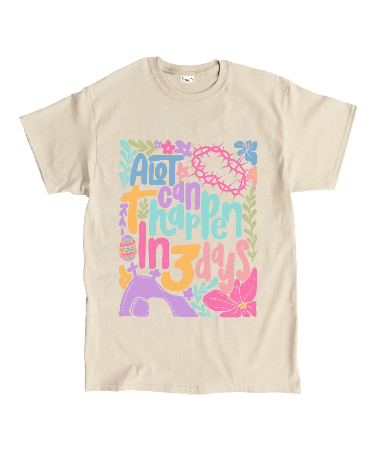 A Lot Can Happen In 3 Day Unisex Cotton Christian T-Shirt