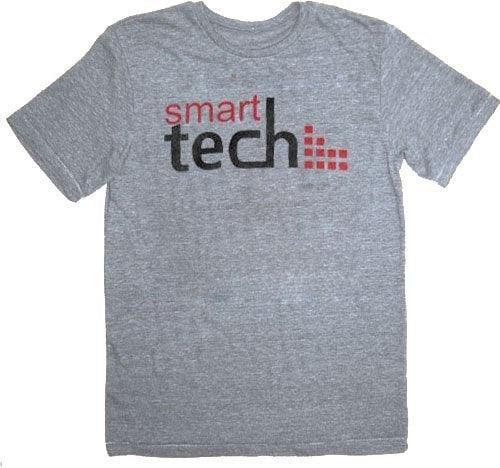 40 Year-Old Unexperienced Guy Character Smart Tech T-shirt