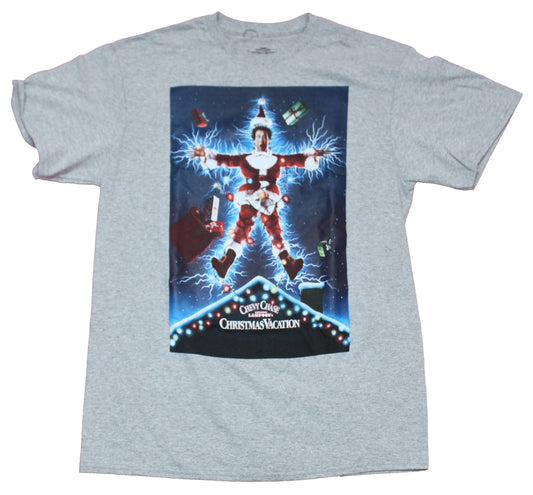 Christmas Vacation Mens T-Shirt - Electrified Clark Poster Image