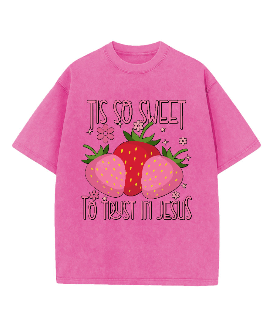 To Trust In Jesus Washed Christian T-shirt