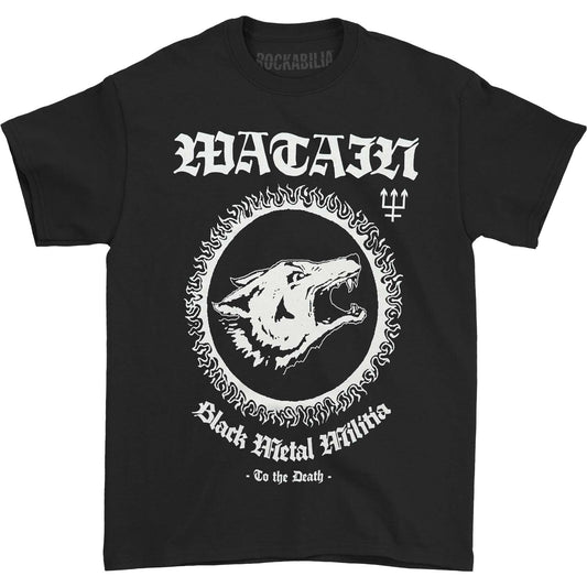 Black Metal Militia T-shirt Style001