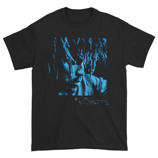 Blue Photo Slim Fit T-shirt Style001