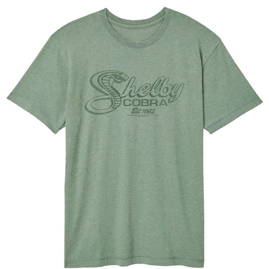 Carroll Shelby Cobra Snake Script Vintage T-shirt
