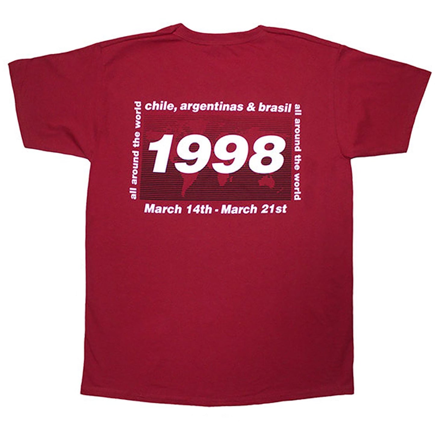 1998 World Tour - South America T-shirt Style002