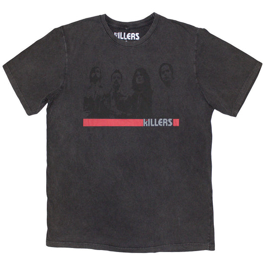 Band Photo Mono Stone Wash T-shirt