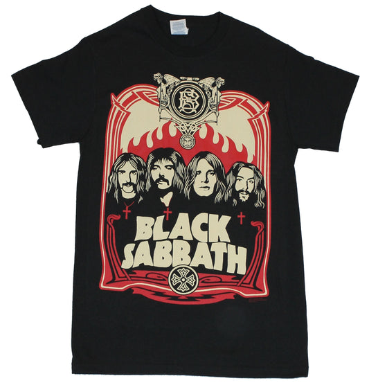 Black Sabbath Mens T-Shirt - Early 70s Art Band Image Box