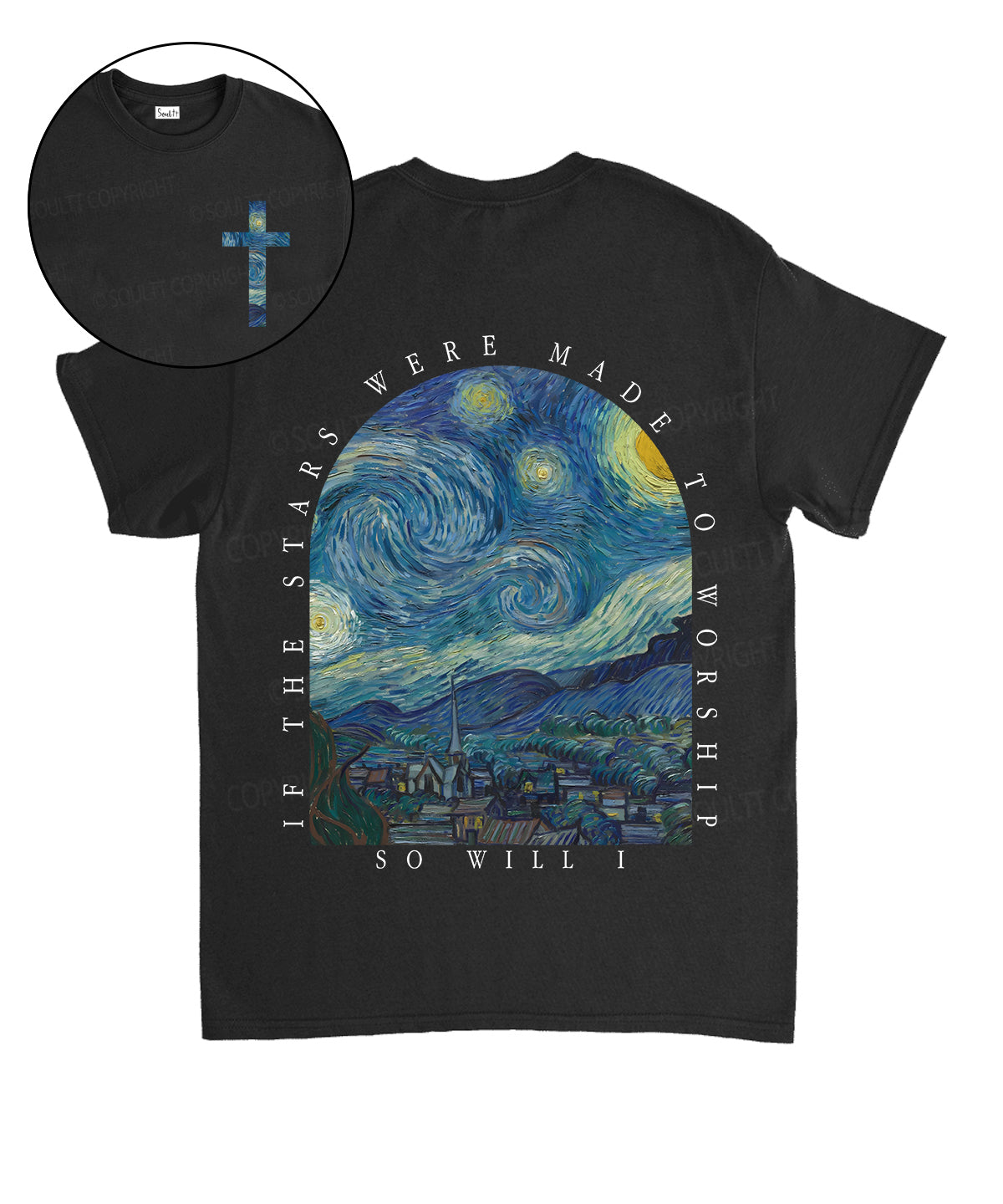 If The Stars Were Made To Worship Double Sided Unisex Cotton Christian T-Shirt