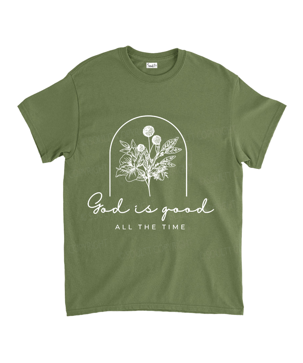 God Is Good Unisex Cotton Christian T-Shirt Style002
