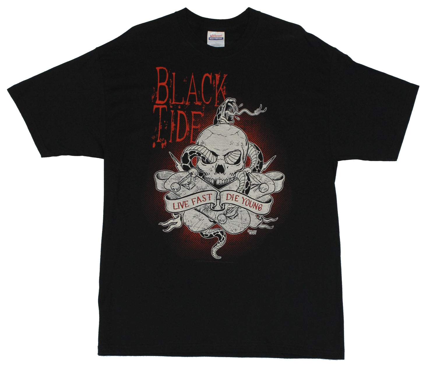 Black Tide  - Live Fast Die Young t2shirt, LARGE [Apparel]