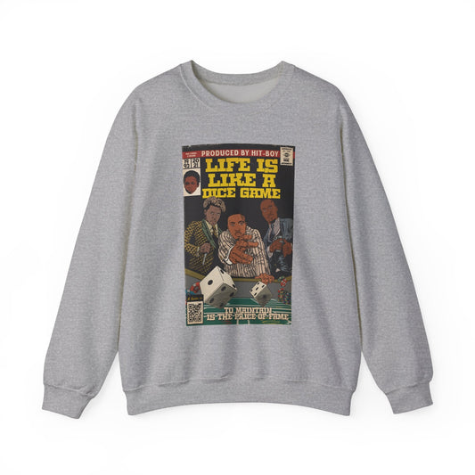 Life Is Like A Dice Game - Unisex Heavy BlendÃ¢â€žÂ¢ Crewneck Sweatshirt