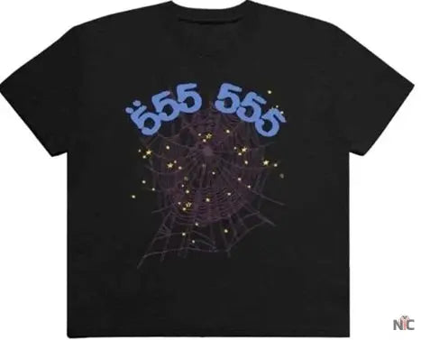 555 Printed T-Shirt Ã¢â‚¬â€œ Black