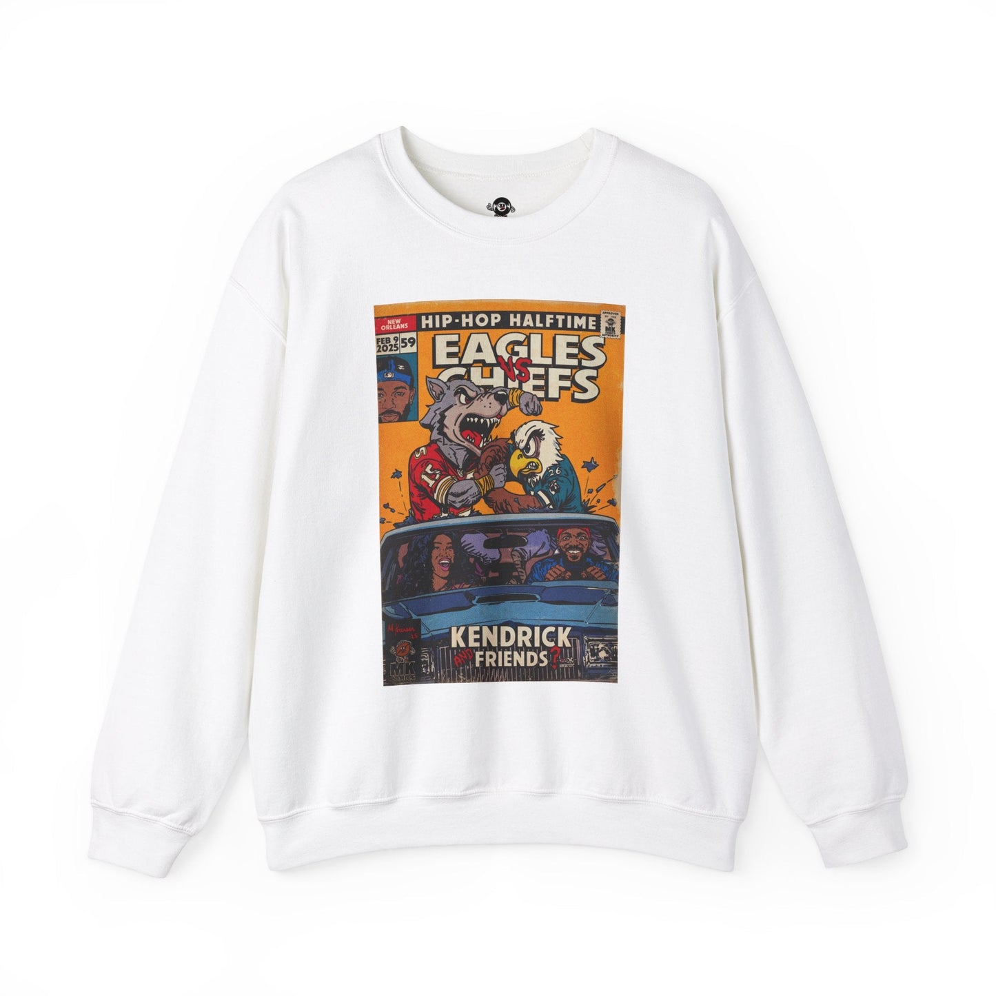 2025 Halftime - Eagles vs Chiefs - Unisex Heavy BlendÃ¢â€žÂ¢ Crewneck Sweatshirt