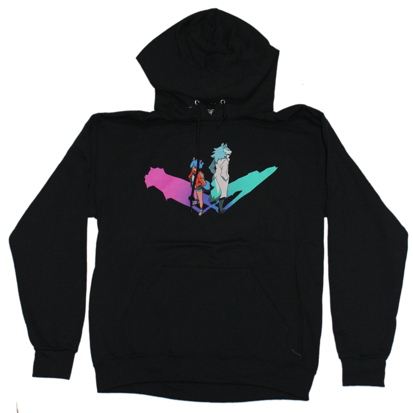 BNA Brand New Animal Michiru & Shirou Neon Silhouette Anime Manga Hoodie
