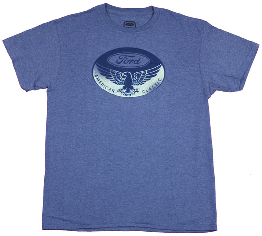 Ford Motors Mens T-Shirt  - American Classic Distressed Eagle Image