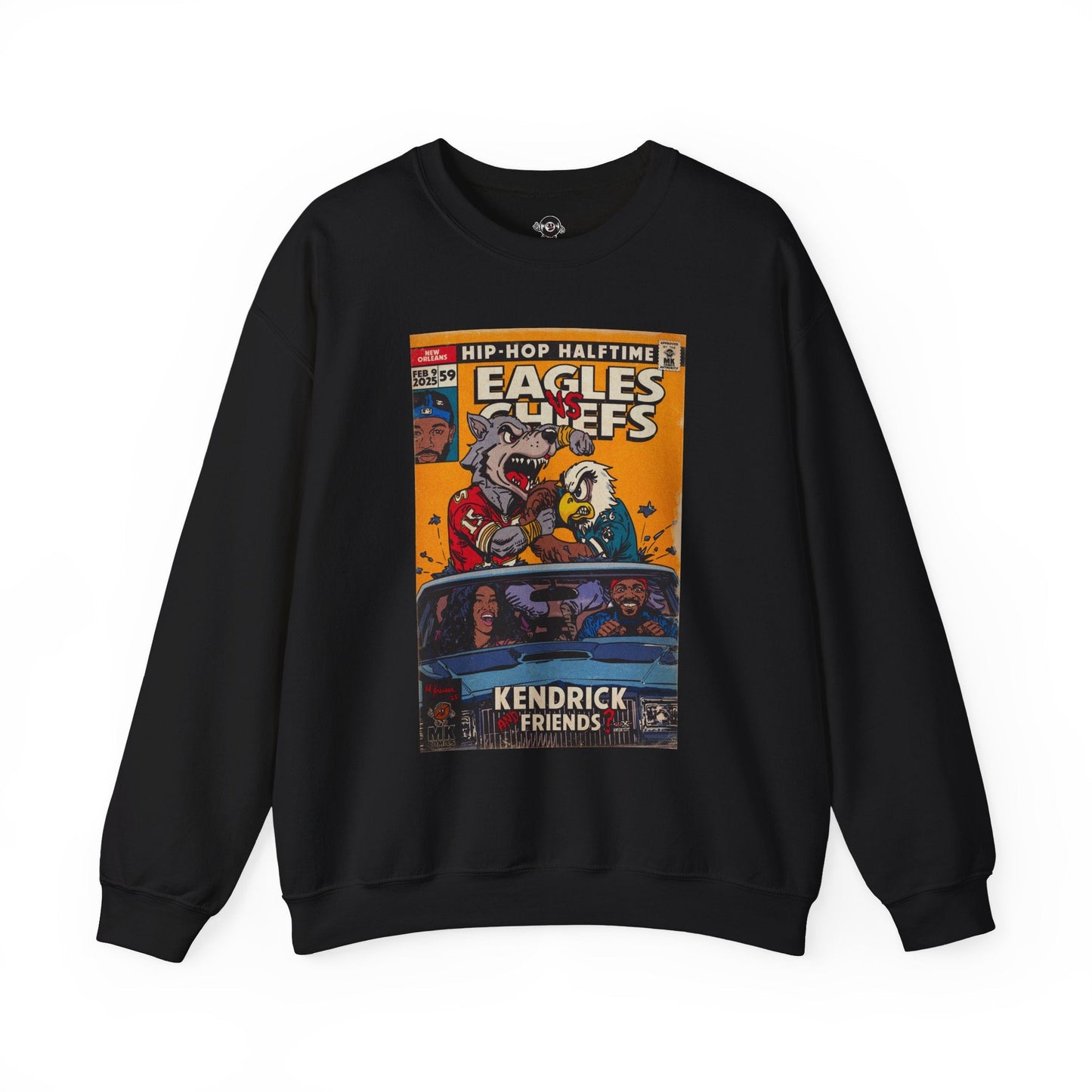 2025 Halftime - Eagles vs Chiefs - Unisex Heavy BlendÃ¢â€žÂ¢ Crewneck Sweatshirt