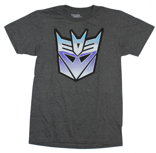 Transformers Mens T-Shirt - Classic Purple Decepticon Logo Image