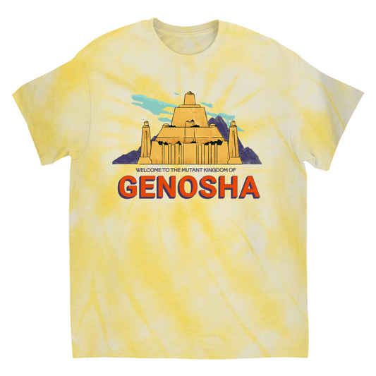 Genosha Vacation Tour Tie-Dye T-Shirt