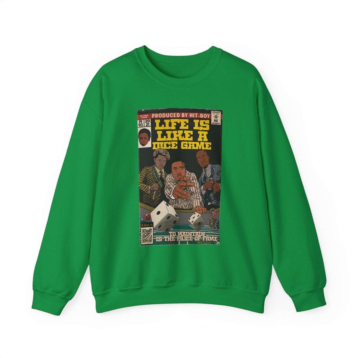 Life Is Like A Dice Game - Unisex Heavy BlendÃ¢â€žÂ¢ Crewneck Sweatshirt