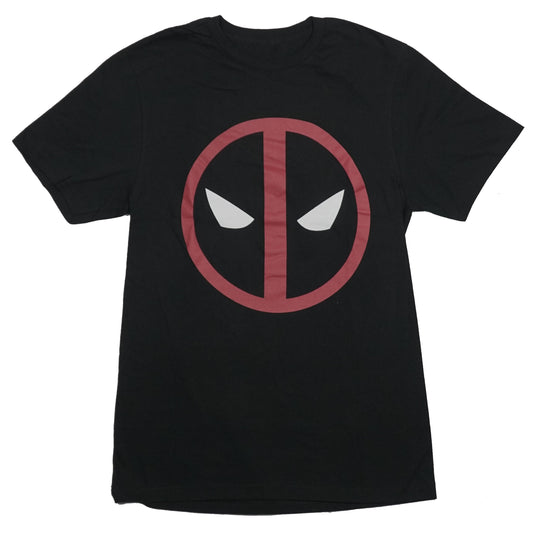 Deadpool Mens T-Shirt - Classic Slant Eye Circle Logo Image