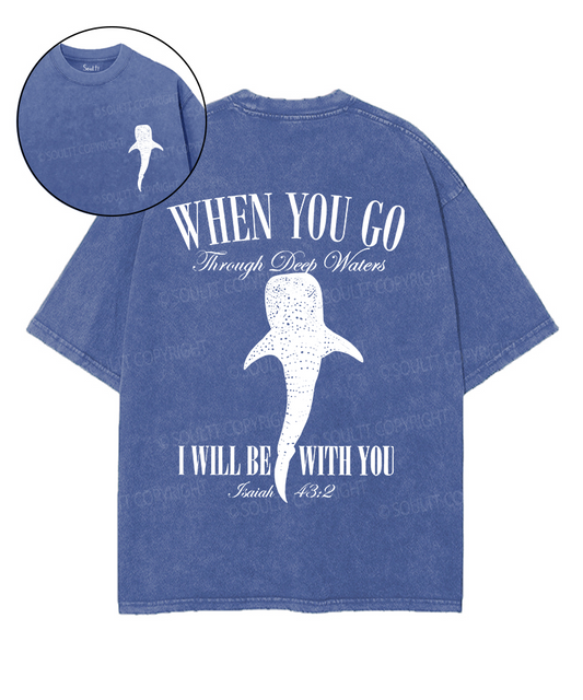 I Will Be With You Double Sided Unisex Washed Christian T-shirt Style034