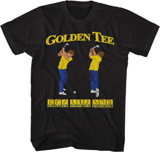 8-Bit Swings Golden Tee Golf T-Shirt