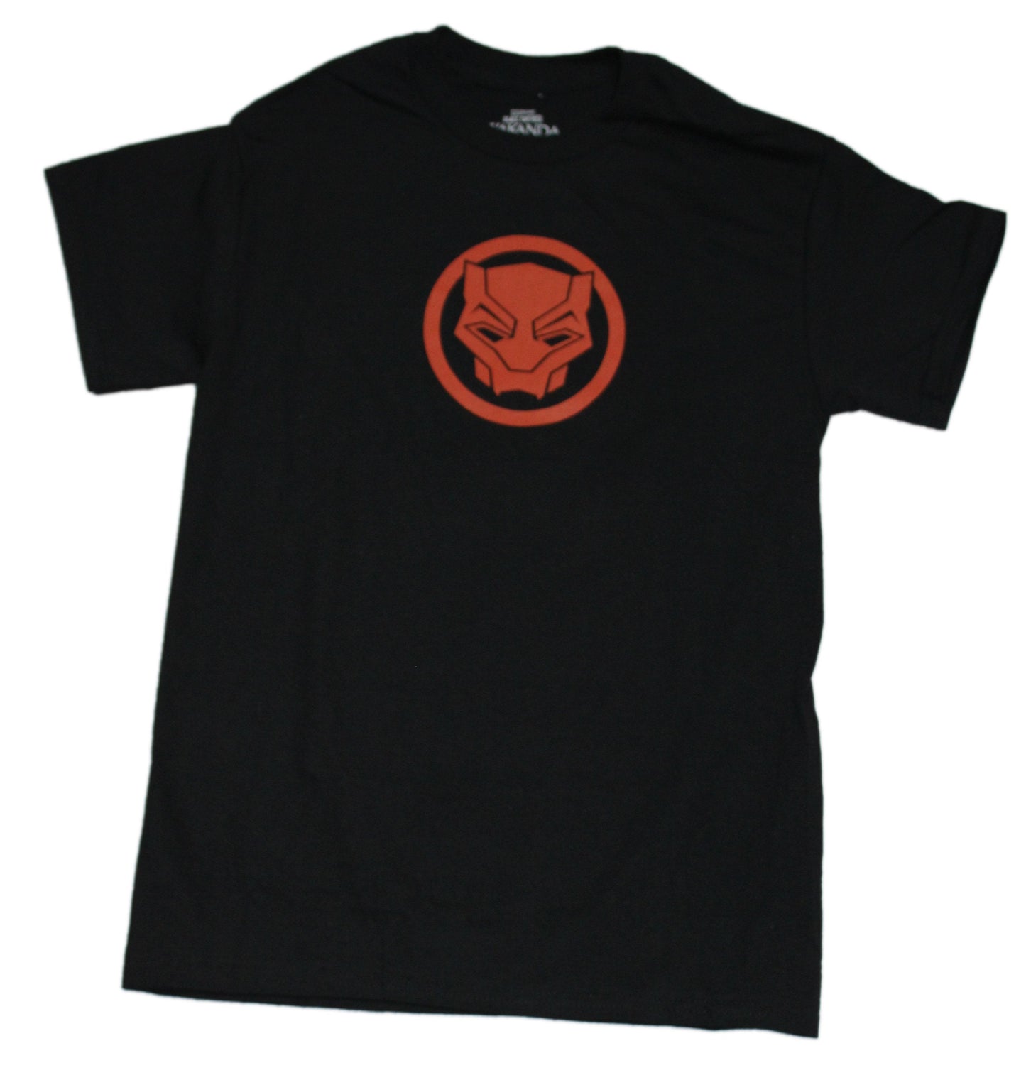 Black Panther Mens T-Shirt - Wakanda Forever Character Swathes Back