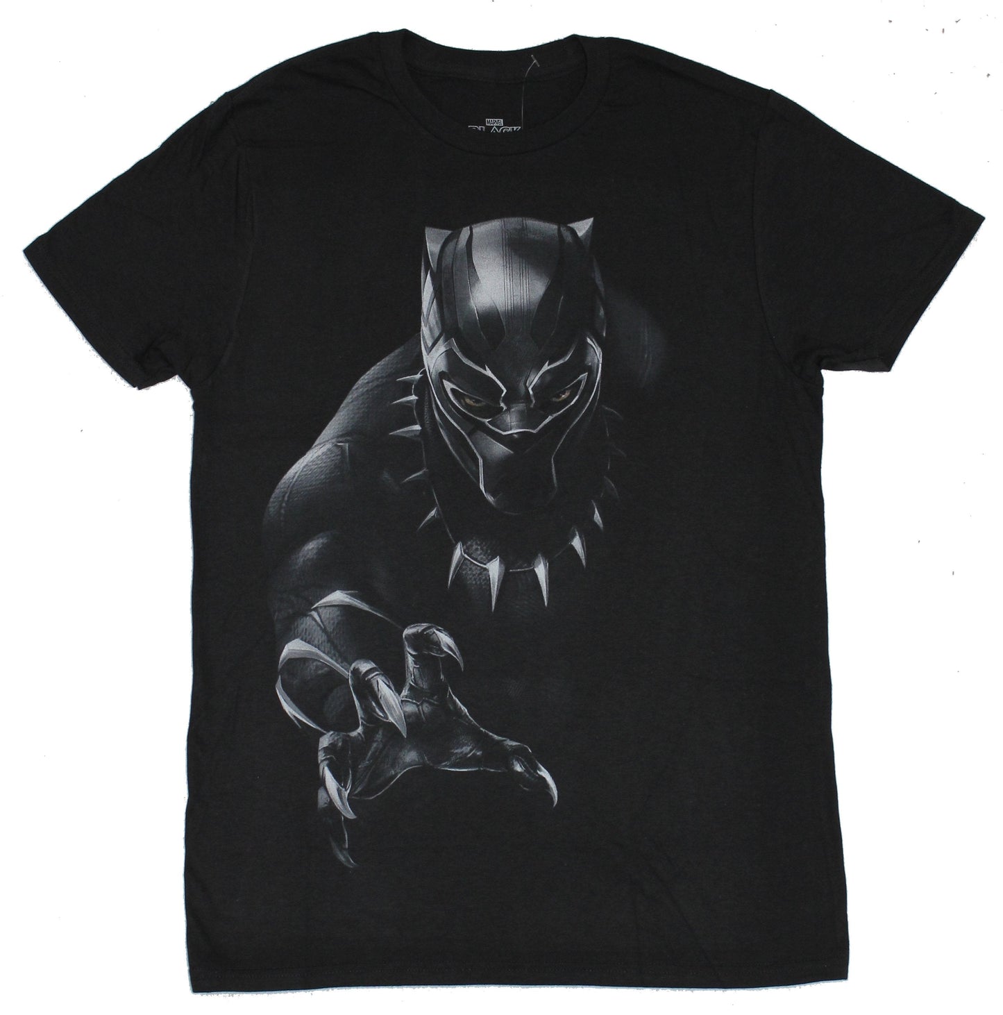 Black Panther Mens T-Shirt - Clawed Close Up Image