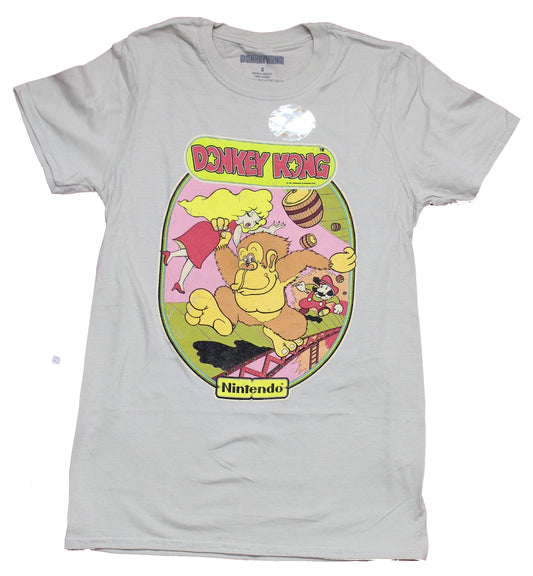 Donkey Kong Mens T-Shirt - Classic Cabinet Artwork Image