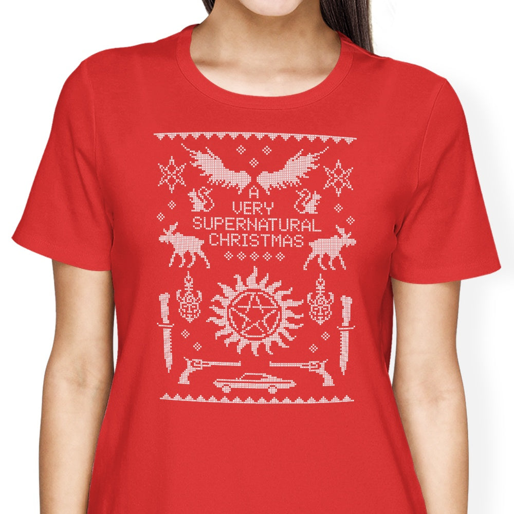 A Very SPN Sweater - Women's Apparel