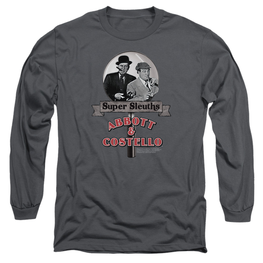 Abbott and Costello Super Sleuths - Men's Long Sleeve T-Shirt