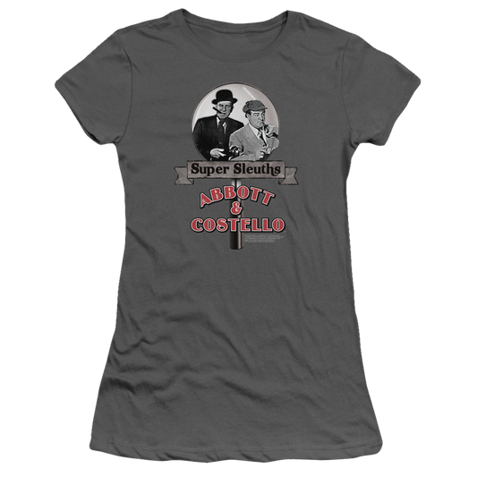 Abbott and Costello Super Sleuths - Juniors T-Shirt
