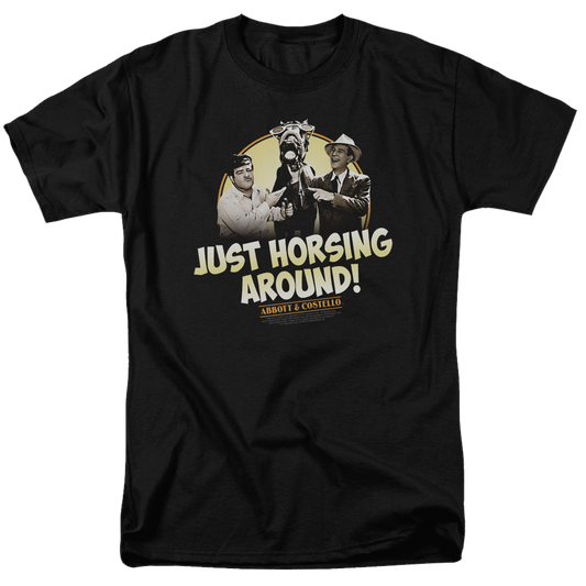 Abbott and Costello Horsing Around - Men's Regular Fit T-Shirt