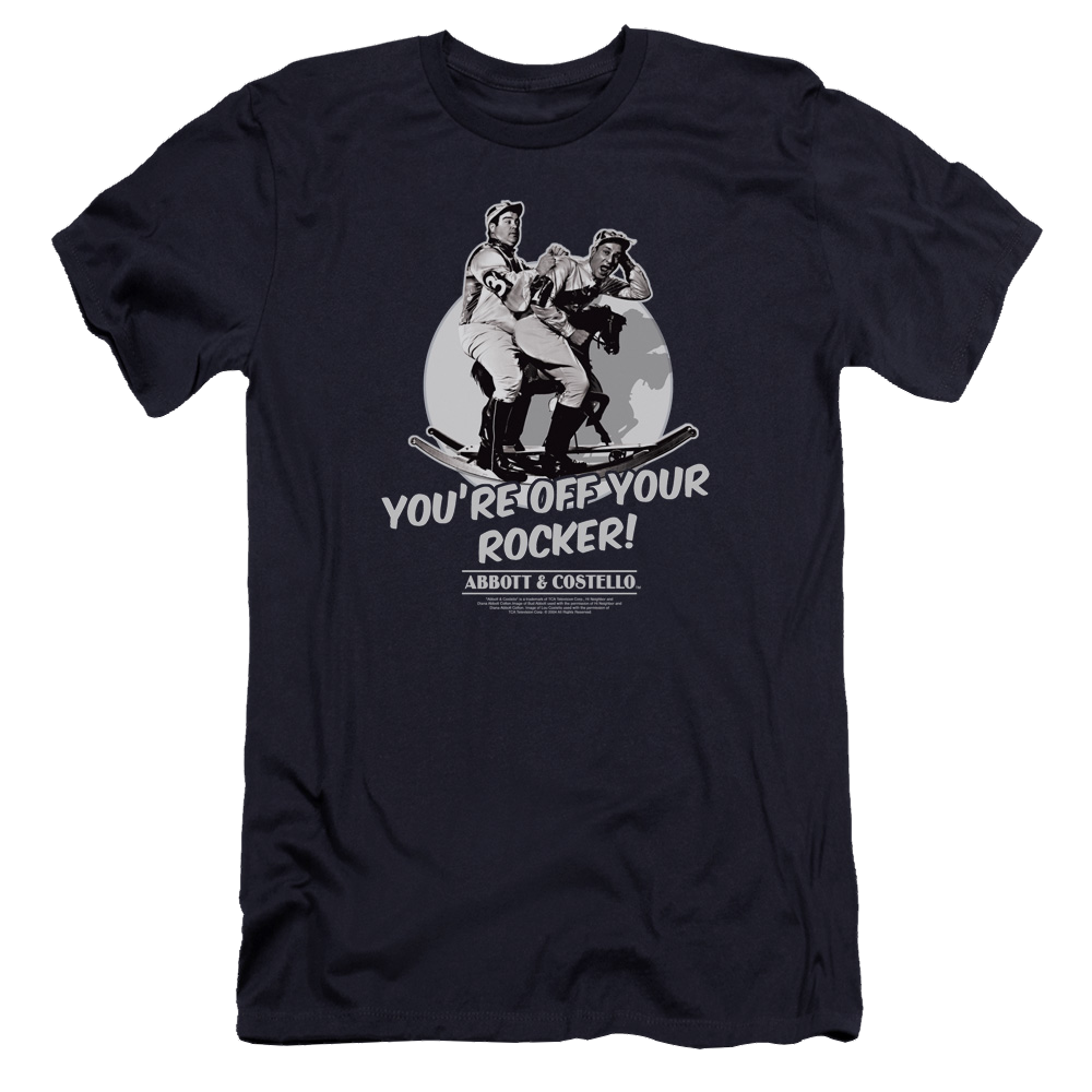 Abbott and Costello Off Your Rocker - Men's Premium Slim Fit T-Shirt