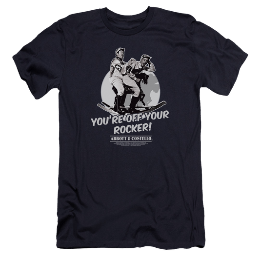 Abbott and Costello Off Your Rocker - Men's Premium Slim Fit T-Shirt