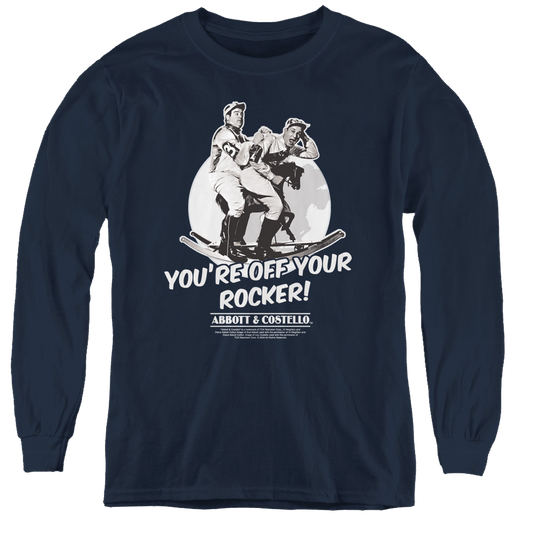 Abbott & Costello Off Your Rocker - Youth Long Sleeve T-Shirt
