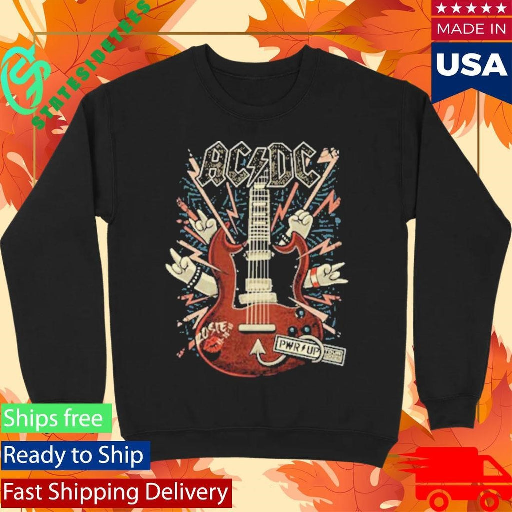 ACDC x Dr Bemoll Guitar Sound Light Whole Lotta Rosie Pwr Up Tour 2026 Shirt