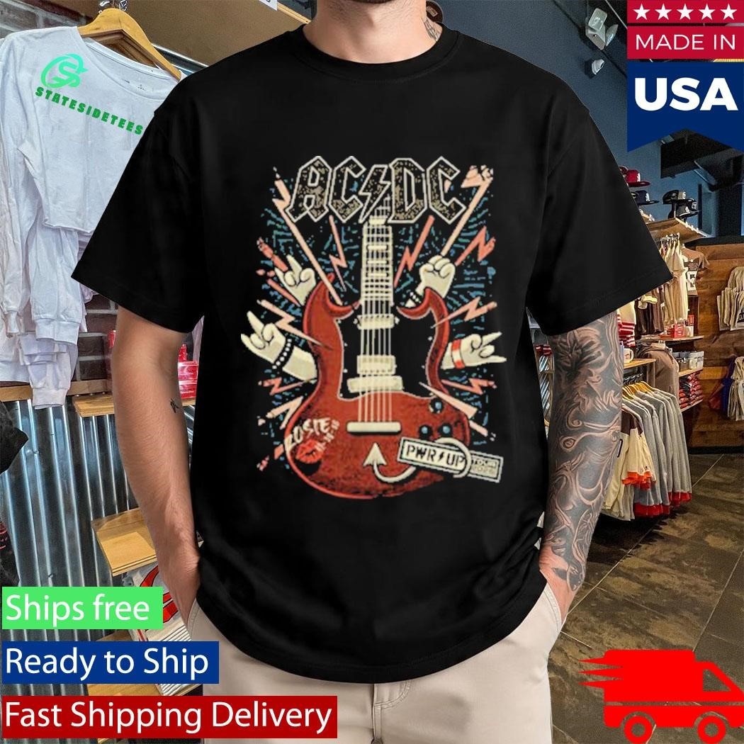 ACDC x Dr Bemoll Guitar Sound Light Whole Lotta Rosie Pwr Up Tour 2026 Shirt