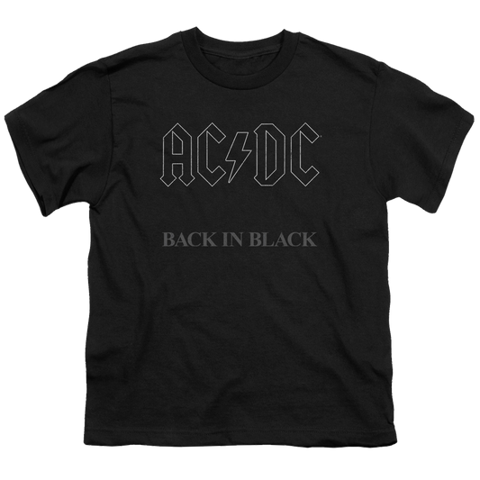 AC/DC Back In Black - Youth T-Shirt (Ages 8-12)
