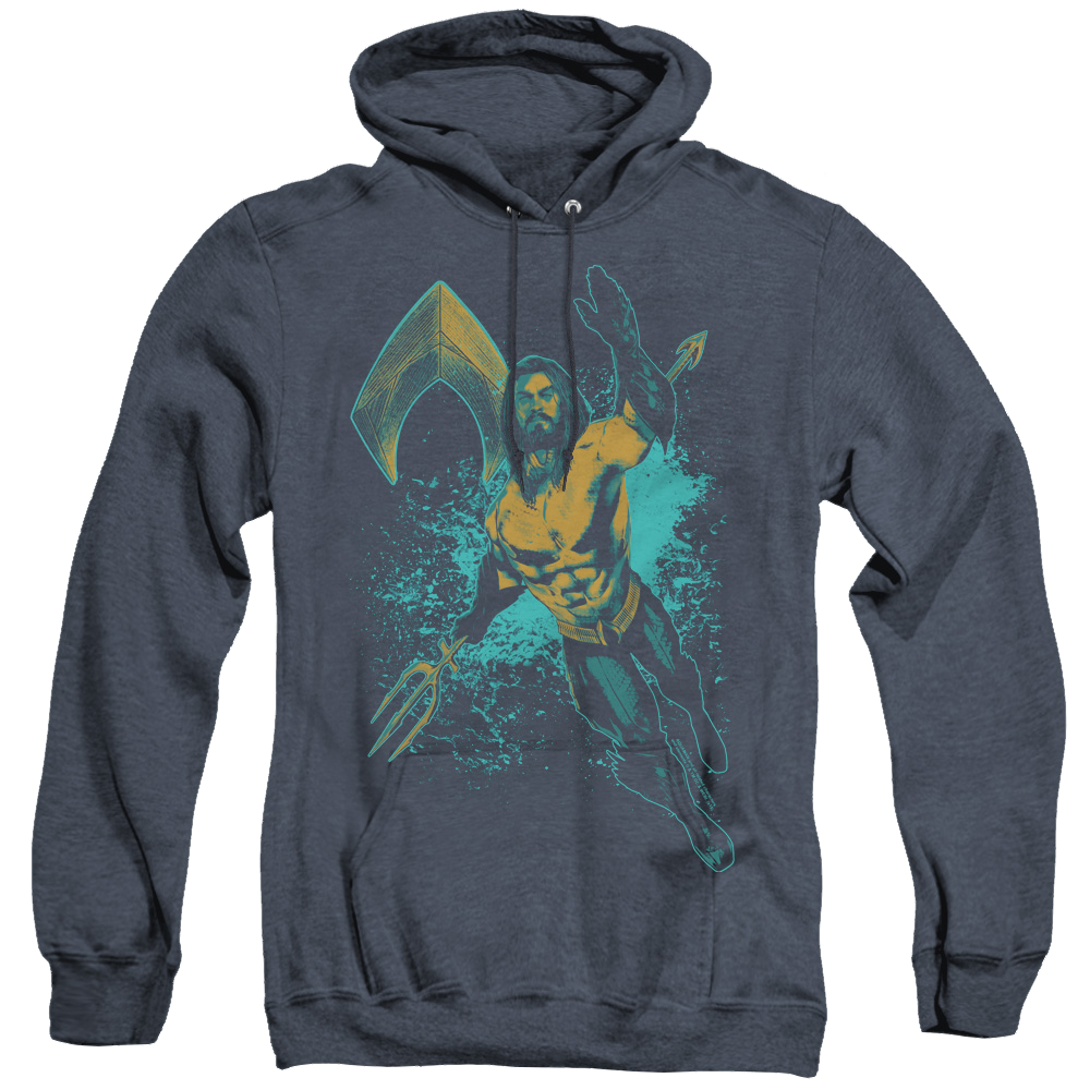 Aquaman Movie Make A Splash - Heather Pullover Hoodie