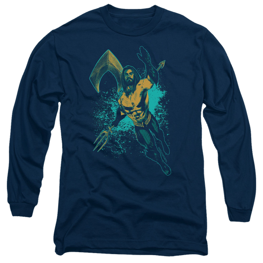 Aquaman Movie Make A Splash - Men's Long Sleeve T-Shirt