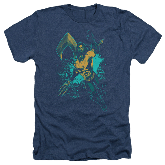 Aquaman Movie Make A Splash - Men's Heather T-Shirt
