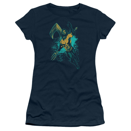 Aquaman Movie Make A Splash - Juniors T-Shirt