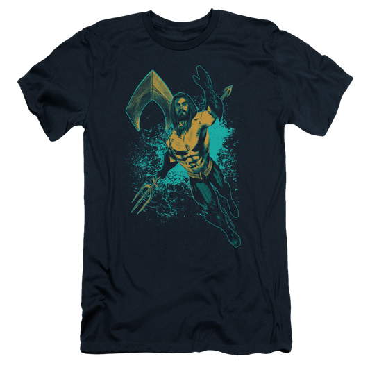 Aquaman Movie Make A Splash - Men's Slim Fit T-Shirt