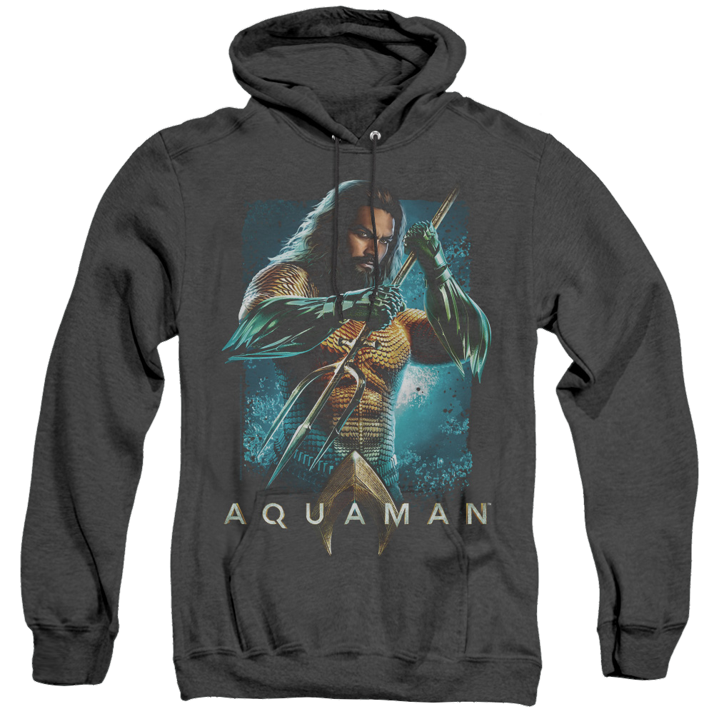 Aquaman Movie Trident - Heather Pullover Hoodie
