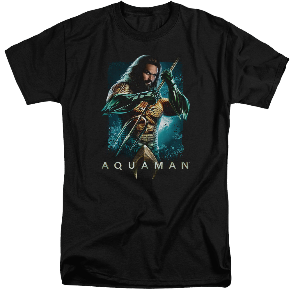 Aquaman Movie Trident - Men's Tall Fit T-Shirt