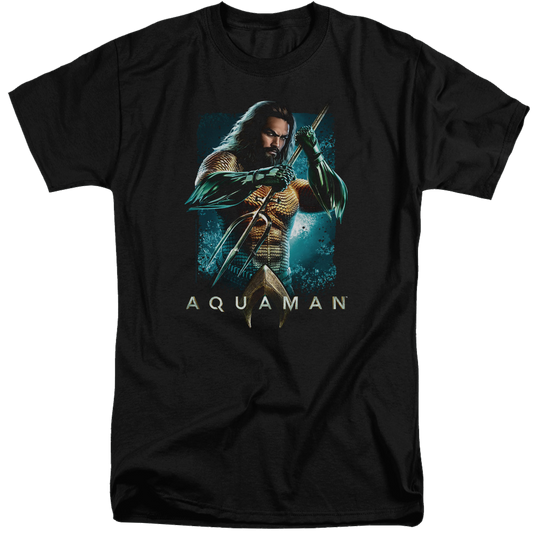 Aquaman Movie Trident - Men's Tall Fit T-Shirt