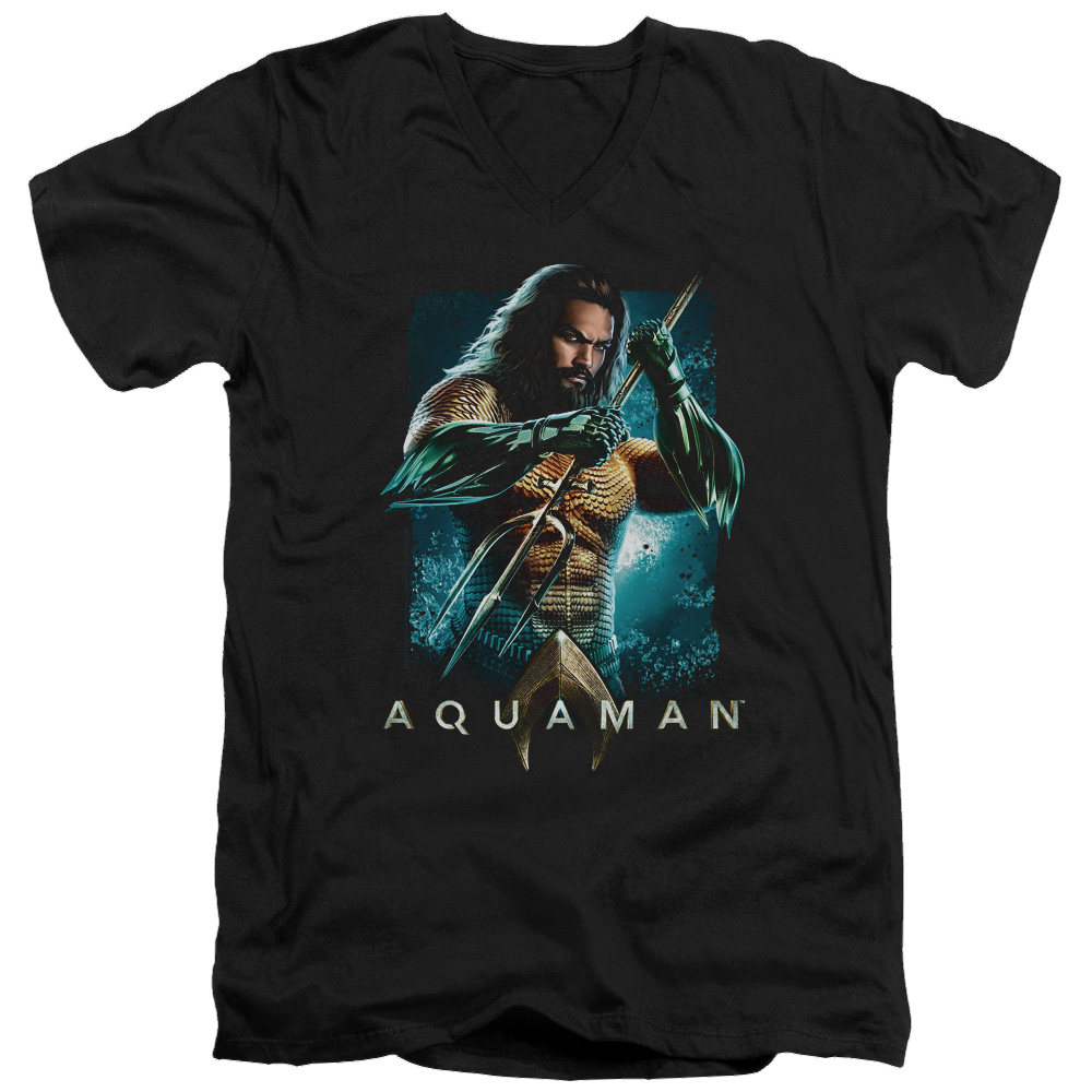 Aquaman Movie Trident - Men's V-Neck T-Shirt