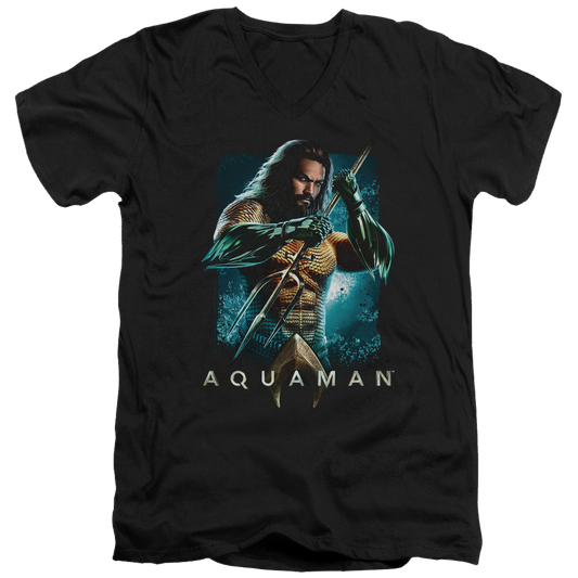 Aquaman Movie Trident - Men's V-Neck T-Shirt