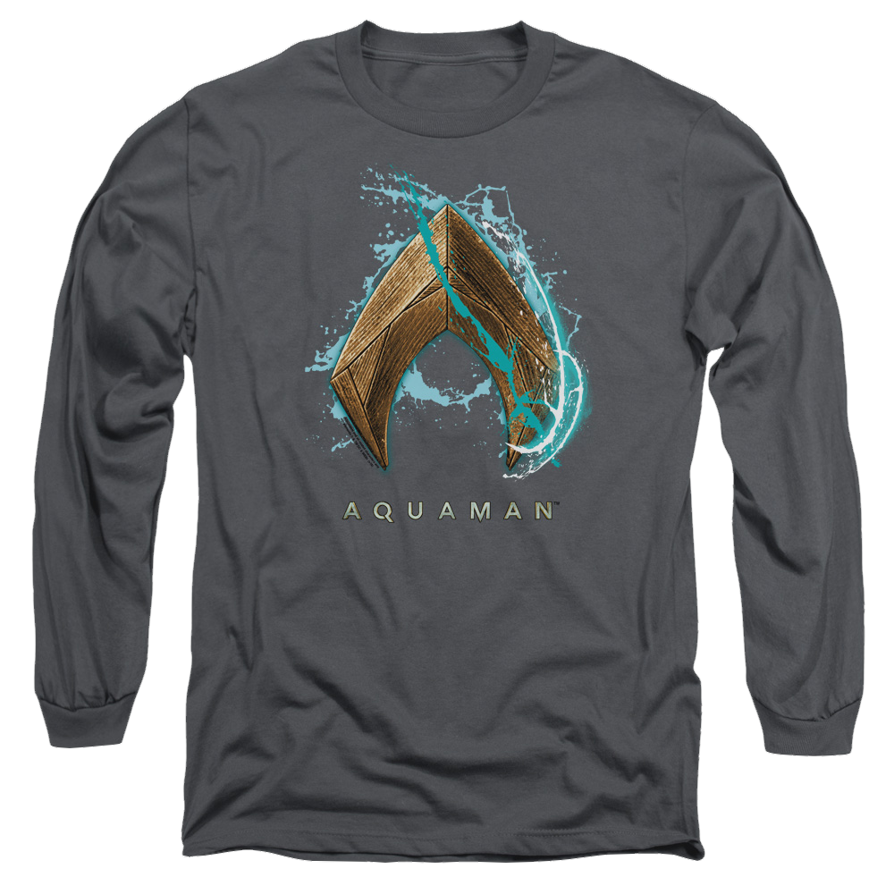 Aquaman Movie Water Shield - Men's Long Sleeve T-Shirt