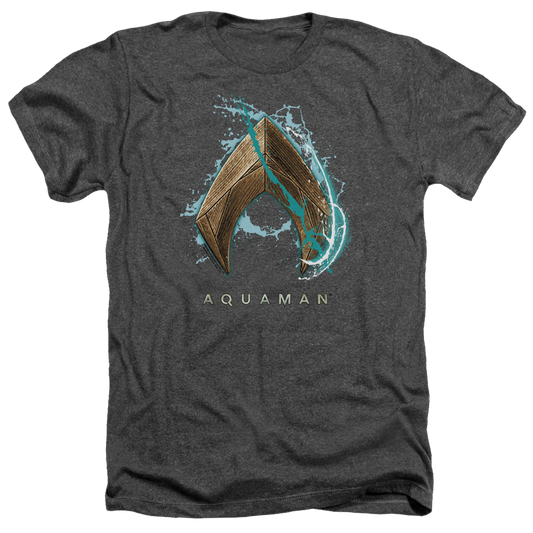Aquaman Movie Water Shield - Men's Heather T-Shirt